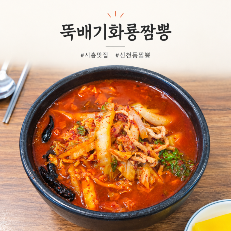 경기도 시흥 신천동 짬뽕 맛집 '뚝배기 화룡짬뽕'