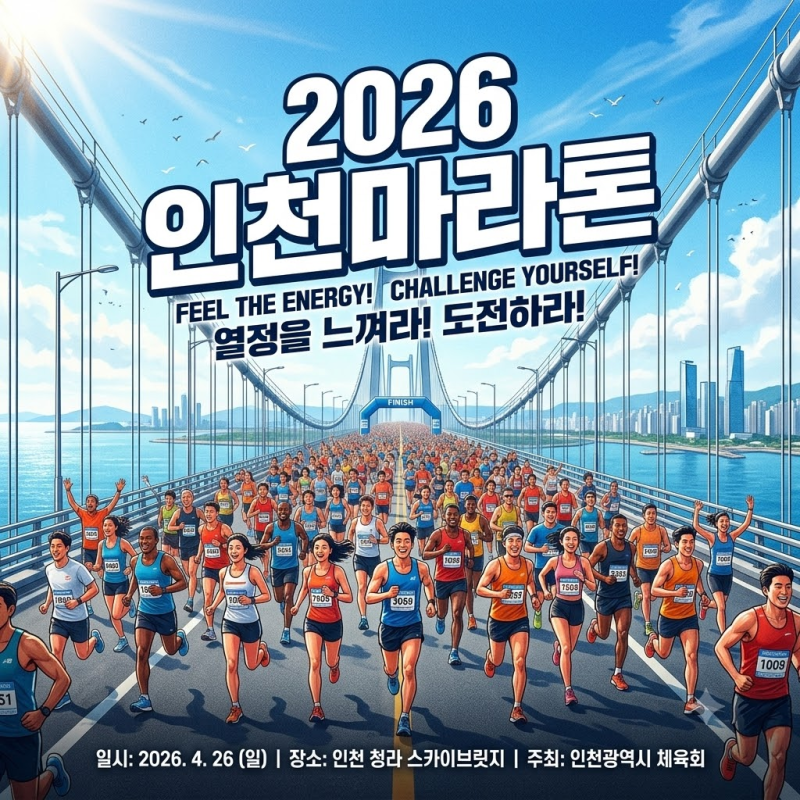 2026 인천마라톤 접수 일정·참가비·코스 총정리: 풀코스 기록 제출 조건 가이드