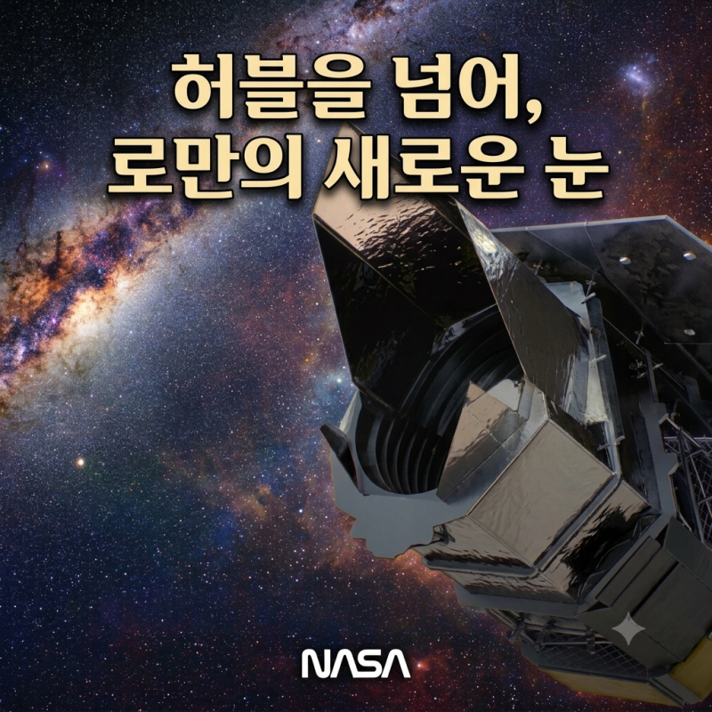 허블의 100배 시야! 낸시 그레이스 로만 우주망원경이 열어줄 차세대 우주의 비밀