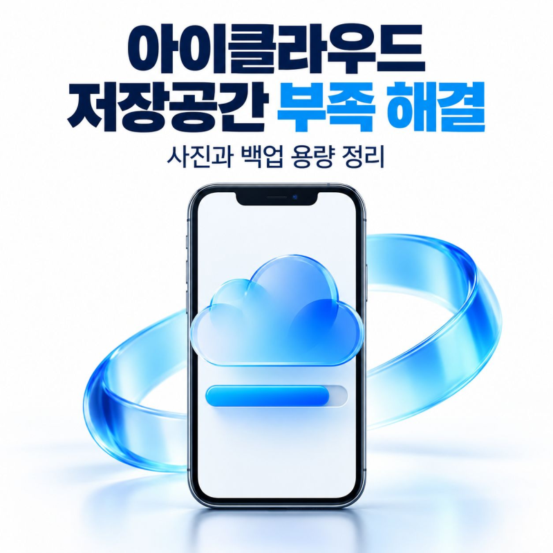 아이클라우드 저장공간 부족 해결, 사진과 백업 용량 정리하는 방법