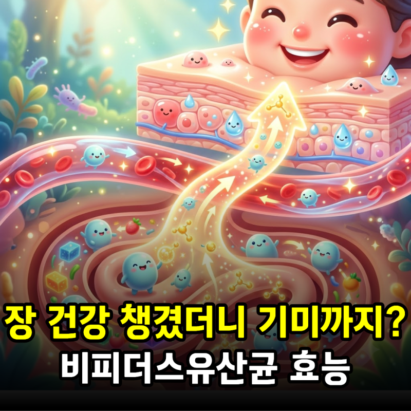 “장 건강 챙겼더니 기미까지?” 비피더스균이 피부에 미친 놀라운 변화, 비피더스유산균 효....