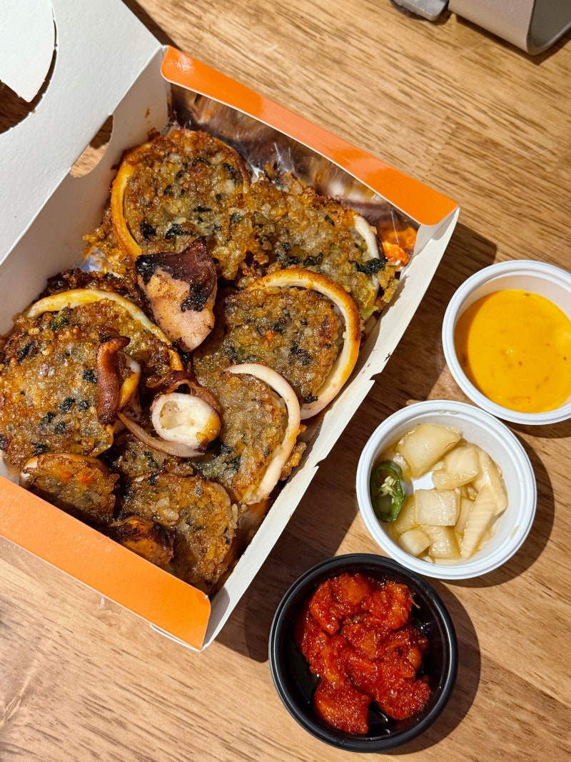 강릉 중앙시장 누룽지오징어순대 맛집 사임당오징어순대 주말 방문 후기