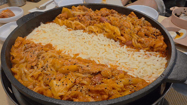 하남 스타필드 지강한식당｜아기랑 함께 먹기 좋았던 임실치즈 닭갈비