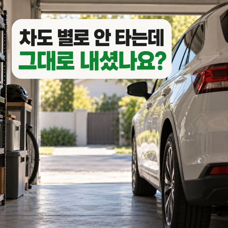 자동차보험료, 차도 별로 안 타는데 그대로 내셨나요? 환급받는 조건