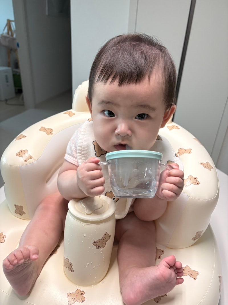 6개월 아기 이유식 시작 3. 시판이유식 체험팩 돌리기 프로젝트 땅콩알러지테스트, 클레, 로....