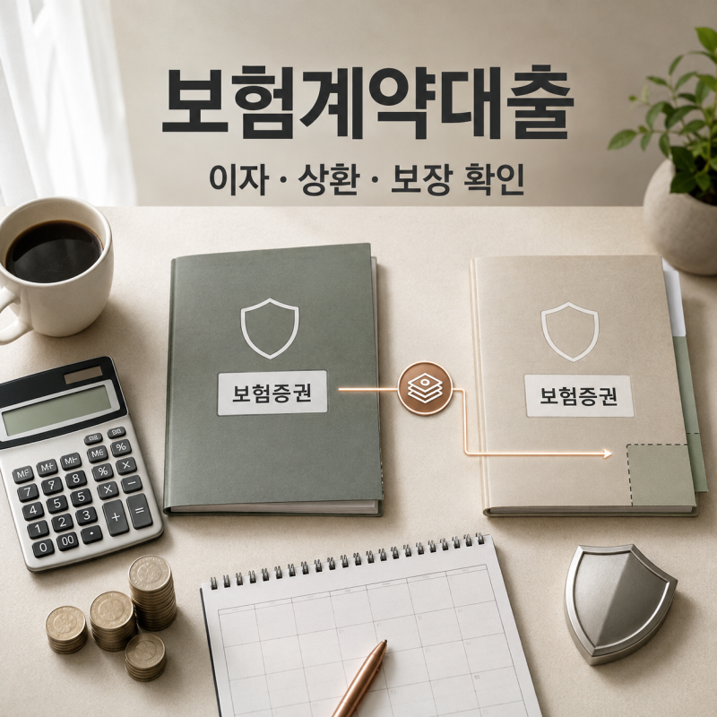 보험계약대출 이용 전 확인할 것, 이자·상환·보험 보장에 미치는 영향