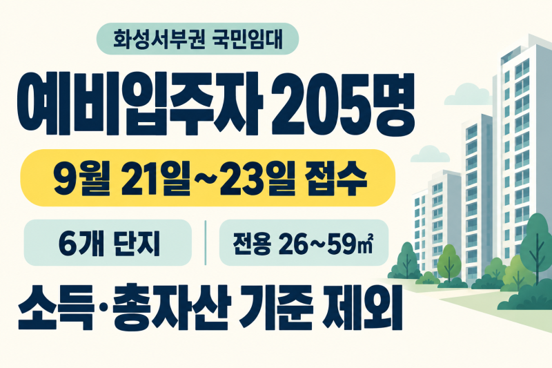 (매입임대)화성·평택 신혼·신생아Ⅱ400명 모집｜병점역·송탄역 전세형 주택