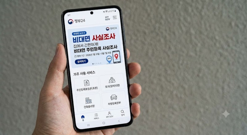 주민등록사실조사 정부24 앱으로 3분 만에 끝내는 방법 및 위치 오류 해결법 [2편]
