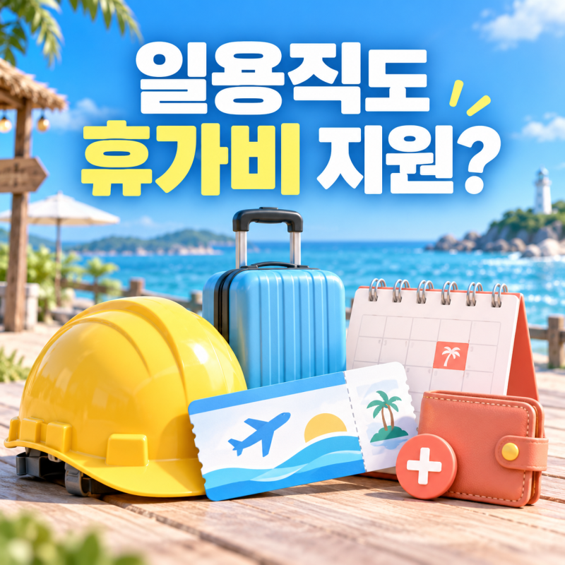 경기도 일용직 근로자도 휴가비 25만 원을 지원받을 수 있을까?