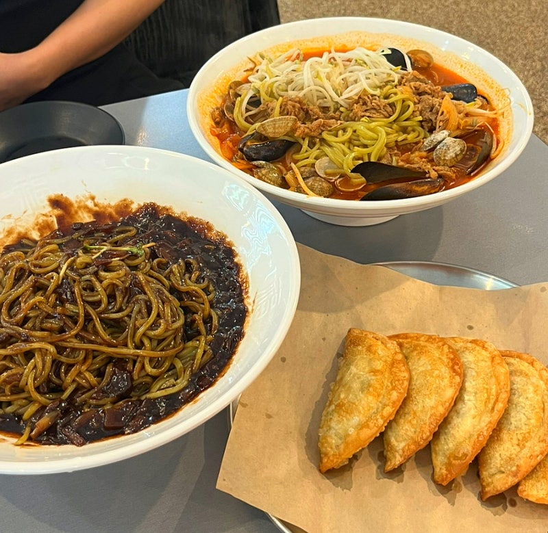 용인짜장면맛집 황제바지락짬뽕 우삼겹짬뽕 넙적만두튀김