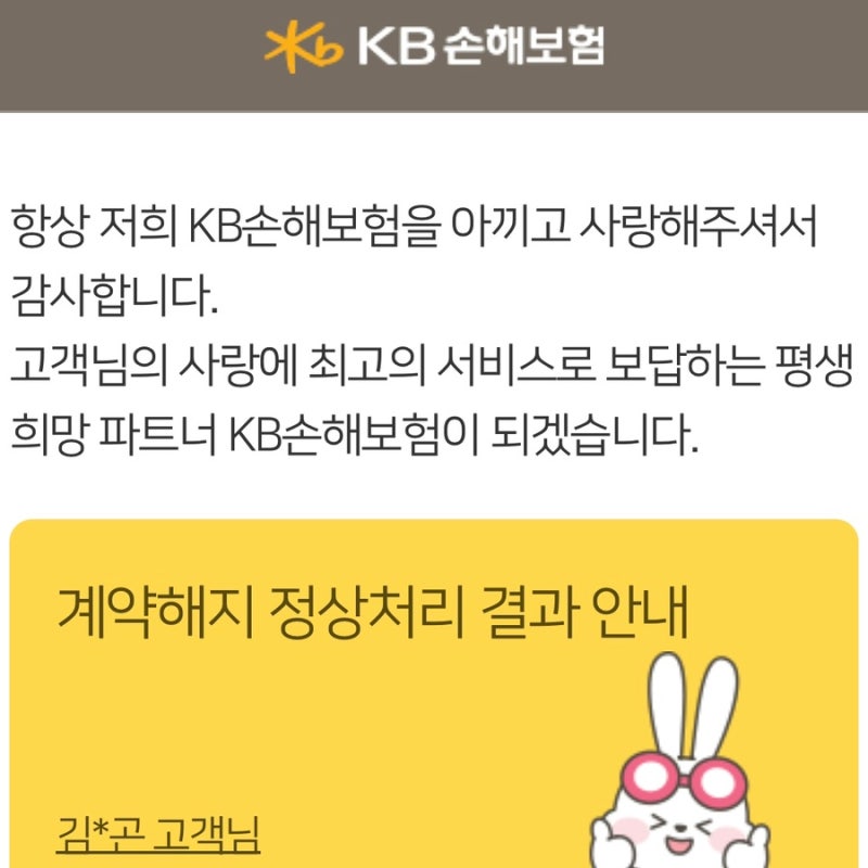 자동차 폐차 후 KB자동차보험 해지 방법 + 대전 서구 자동차세 연납 환급