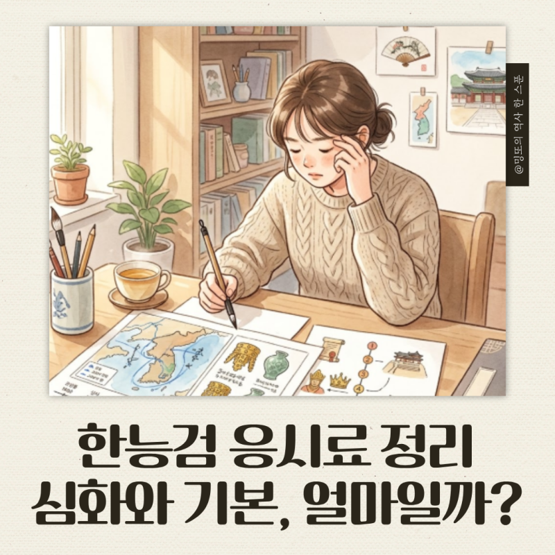 한능검 응시료 얼마? 심화와 기본 시험 비용 차이는