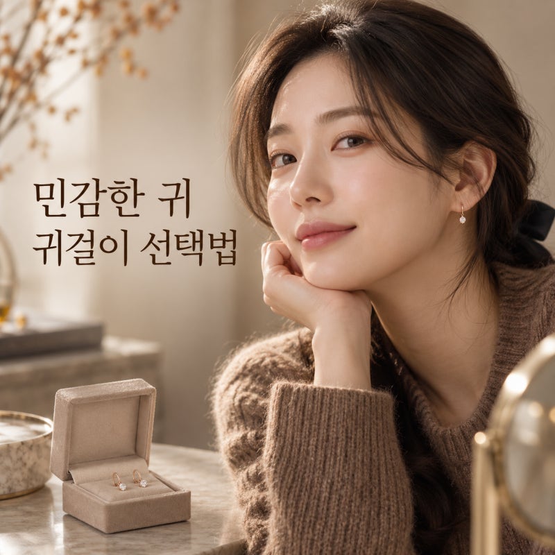 귀가 예민한데 써지컬스틸, 로이드, 구찌귀걸이 중 고민된다면