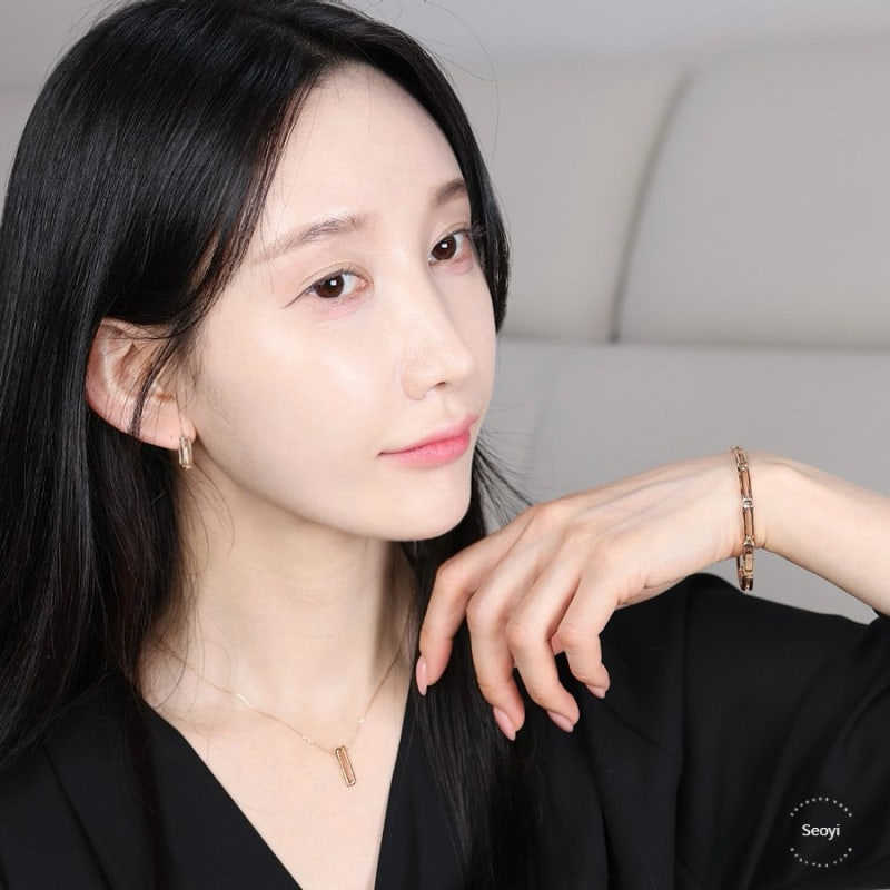 30대 여자 로즈골드 주얼리 브랜드 추천, 가네시 쉐르 18K 금 목걸이 팔찌 귀걸이