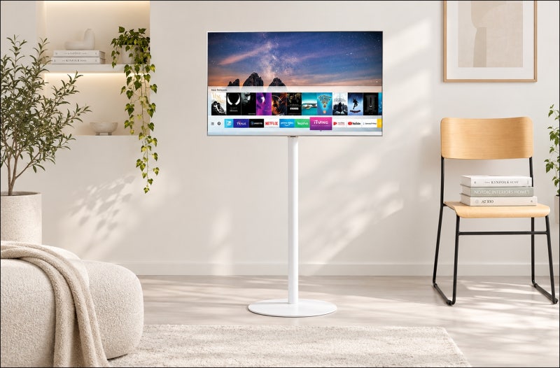 M5 삼성 스마트 모니터 TV 이동식 스탠드 티비 추천 32인치