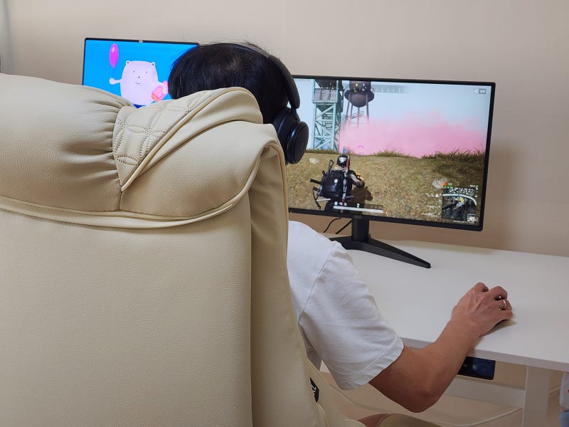 27인치모니터 알파스캔 AOC 27B36XE 144Hz 실사용 후기