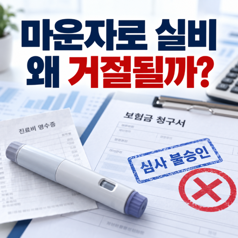 마운자로 실비 거절되는 이유, 당뇨 처방이면 받을 수 있을까
