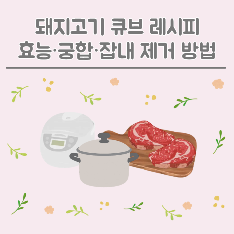 [후기 이유식] 돼지고기 큐브 레시피ㅣ냄새 예민한 아기 첫 돼지고기ㅣ잡내 줄이는 방법 총....