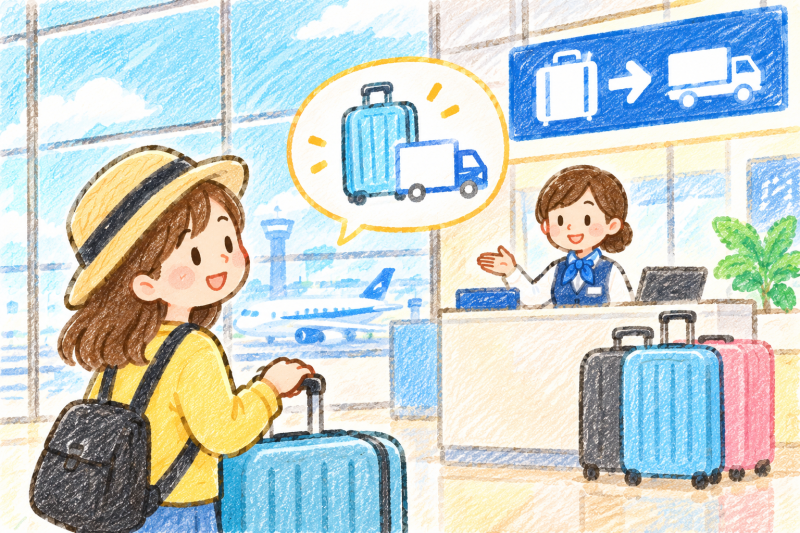 후쿠오카 공항 짐 배송 서비스 총정리｜공항에서 호텔까지 캐리어 보내는 방법