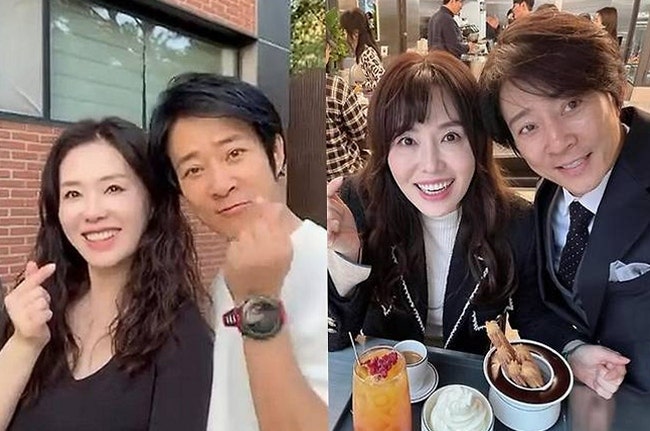 하희라 "오랜만에 투샷" 58세 동안 미소에 눈길, 최수종과 30년 넘은 부부의 다정한 근황