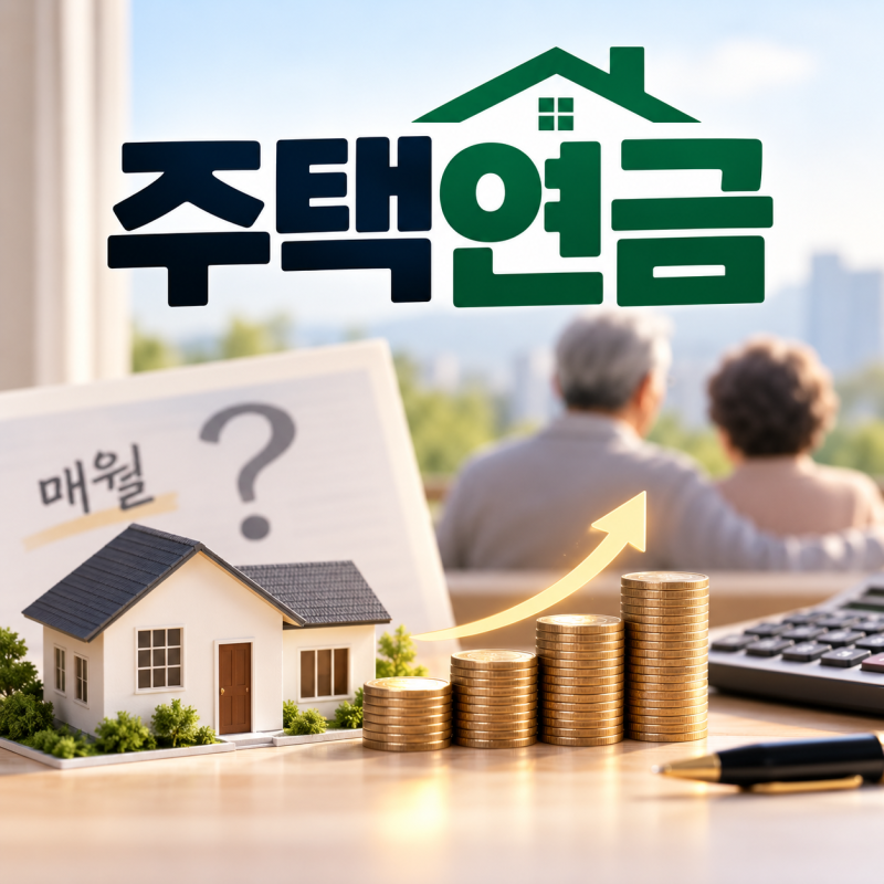 주택연금 수령액표｜나이, 집값별 월지급금 2026 최신 정리