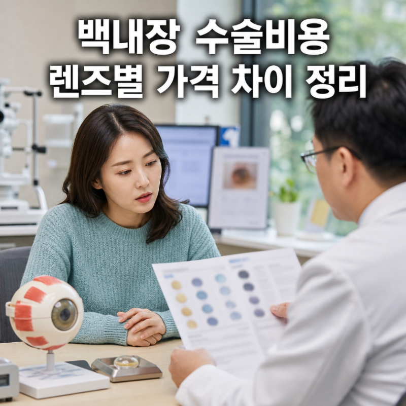 백내장 수술 비용 총정리: 단초점 vs 다초점 렌즈 가격 차이와 건강보험 적용 기준