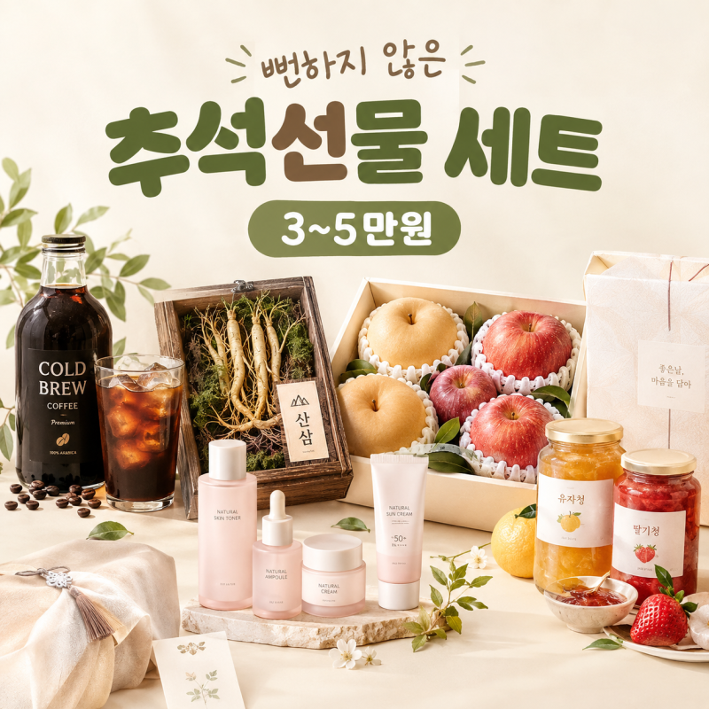 평점 높은 가성비 추석 선물 세트 추천 | 3만 원대·4만 원대·5만 원대 명절 선물