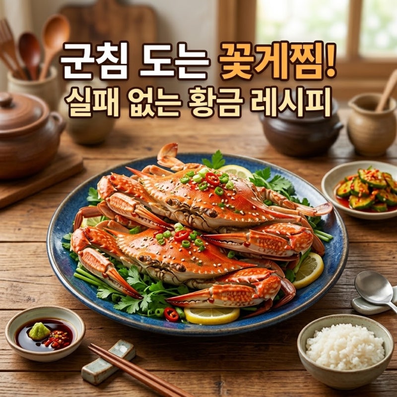 꽃게찜 하는 법, 꽃게 손질부터 찌는 시간까지 비린내 없이 만들기