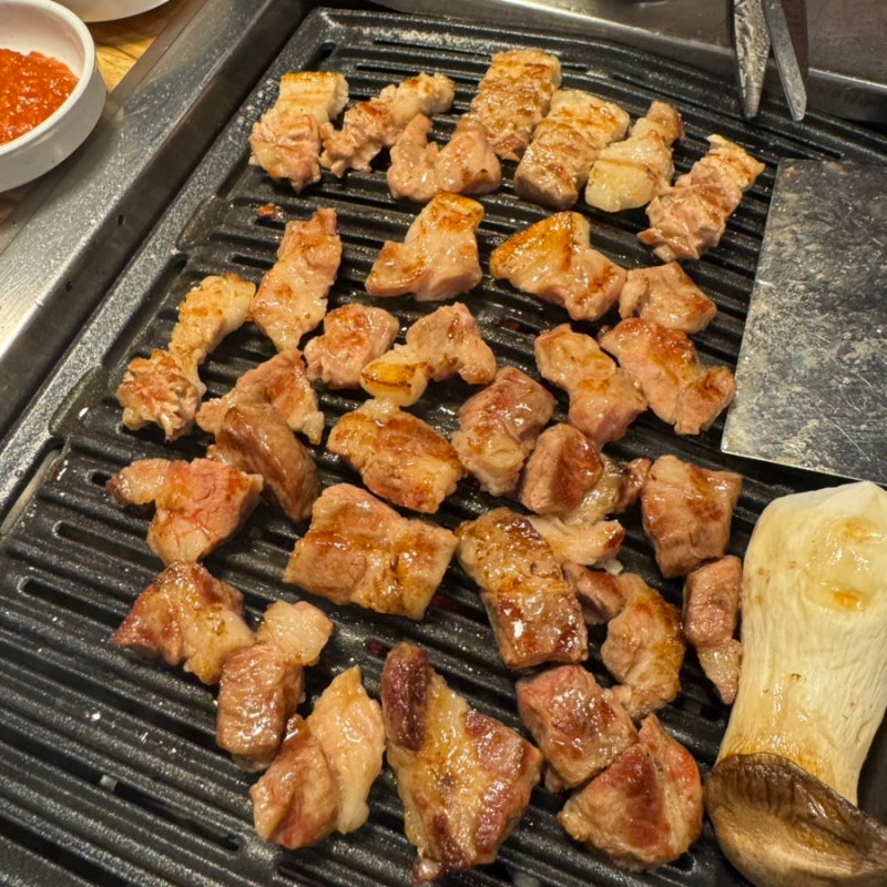 일산 대화역 맛집 킨텍스 근처 삼겹살 맛집 우리도한번잘구워보세
