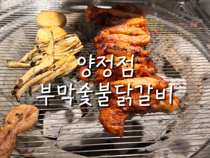 부산 양정 맛집 부막숯불닭갈비｜숯불향 제대로 입은 닭갈비에 폭탄계란찜까지