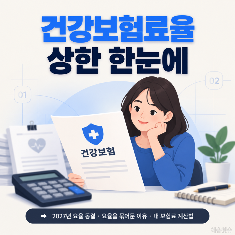 국민건강보험료율 상한부터 재산보험료부과점수까지 한눈에