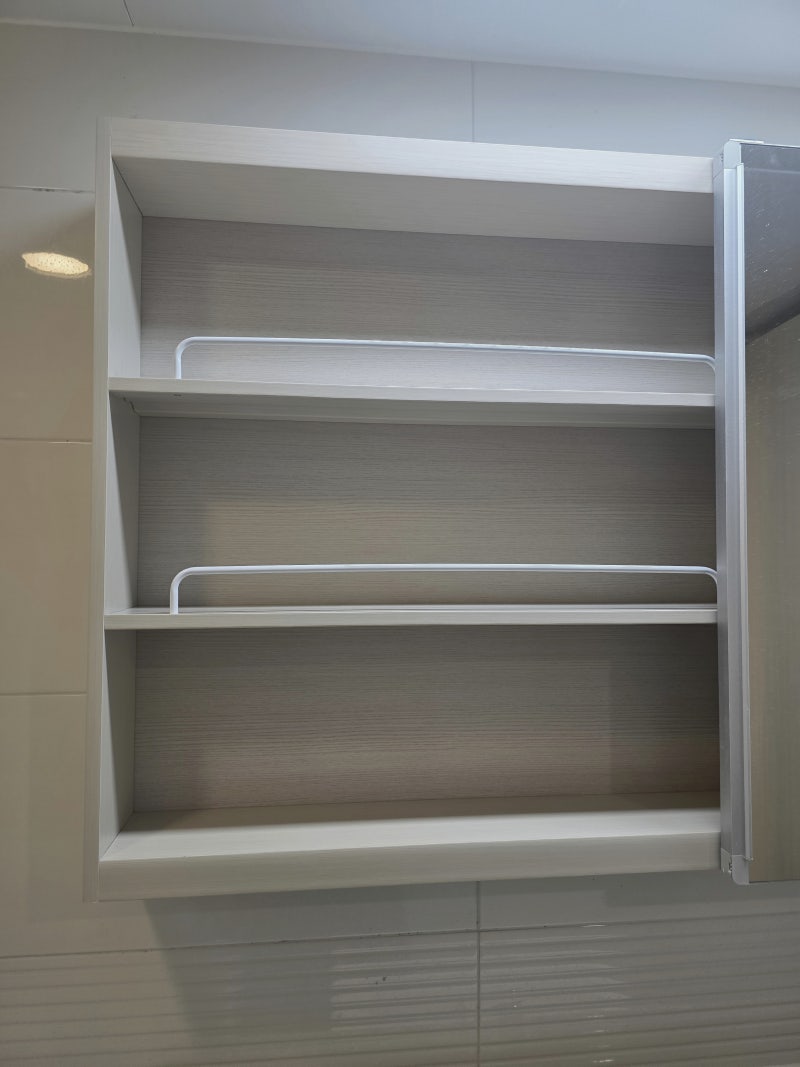 욕실 슬라이드장 1200x600, 국산 거울수납장 19만5천원에 설치·폐기까지 한 번에 써본 리얼후기