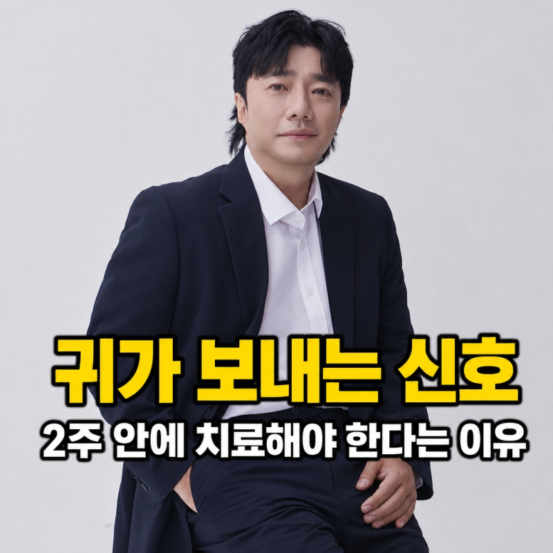 배기성 "마지막 무대" 귀 건강 골든타임, 2주 안에 치료해야 한다는 이유