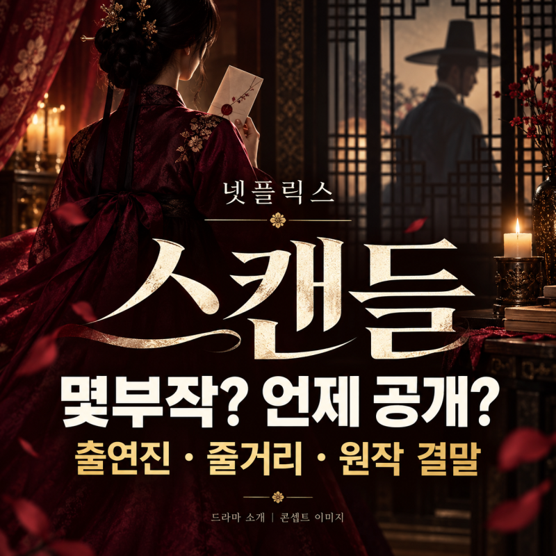 스캔들 (손예진) 넷플릭스 몇부작? 공개일·시간·출연진·줄거리·원작 결말까지 총정리