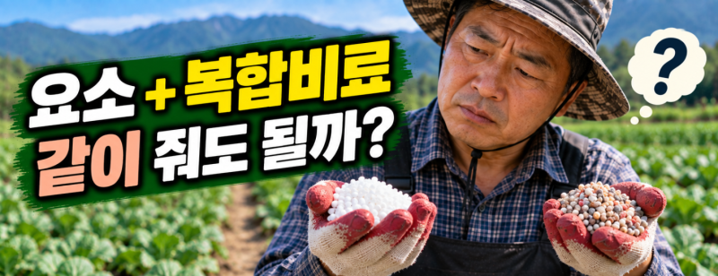 요소비료와 복합비료 같이 줘도 될까? 섞어 주기 전 알아둘 점