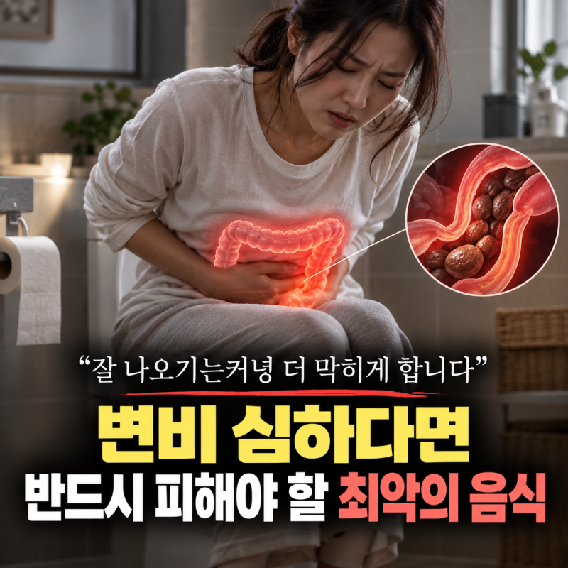 "잘 나오기는커녕 더 막히게 합니다" 변비 심하다면 반드시 피해야 할 최악의 음식