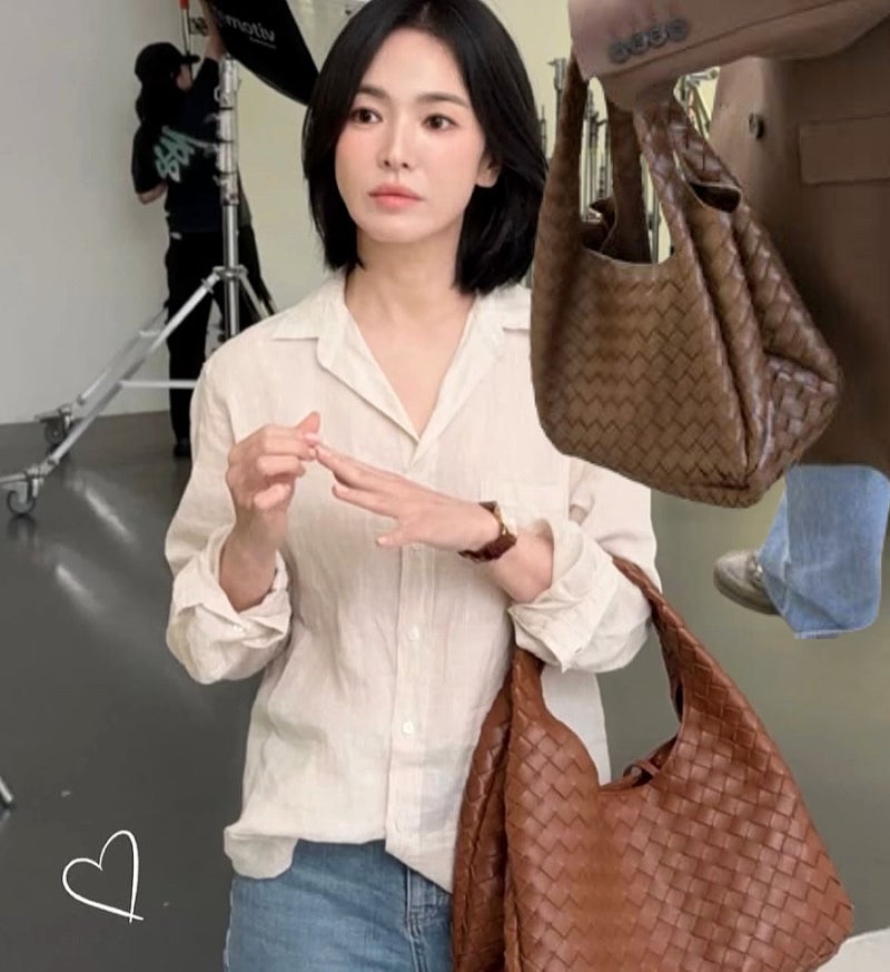 송혜교는 보테가 베네타 가방만 들어? 신상부터 소장백 모음 zip