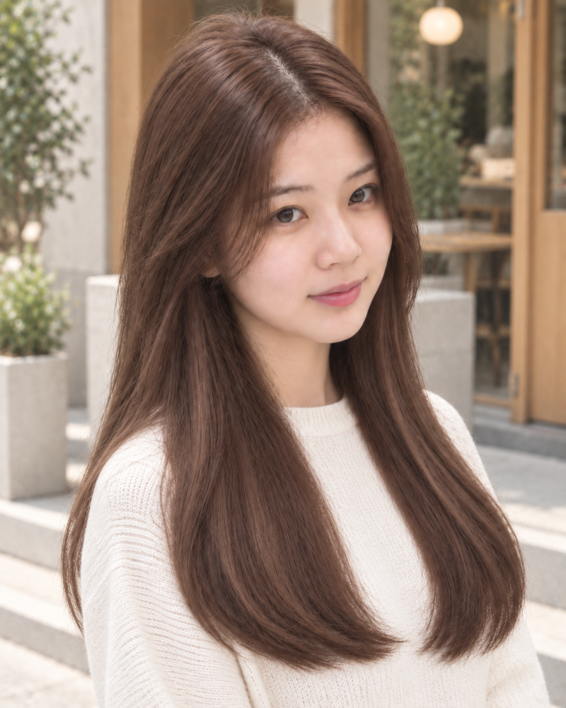 블랙 빼기 후 붉은 기 잡을 수 있을까? 밀키 브루넷 염색
