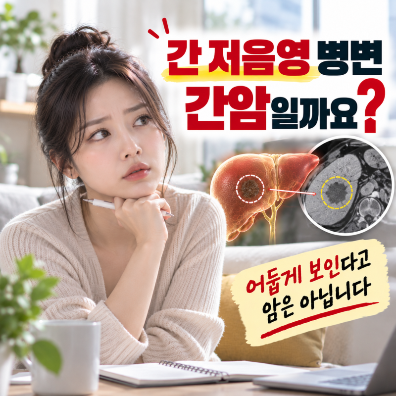 CT에서 간 저음영 병변이 발견됐다면? 물혹과 암의 차이