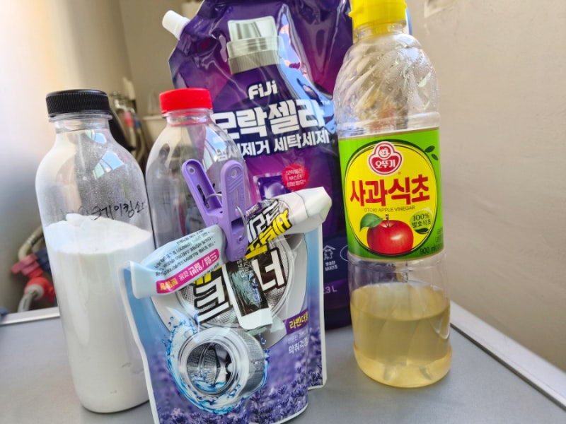 빨래 쉰내, 모락셀라 세탁세제 베이킹소다 과탄산소다 식초로 냄새 완벽 제거