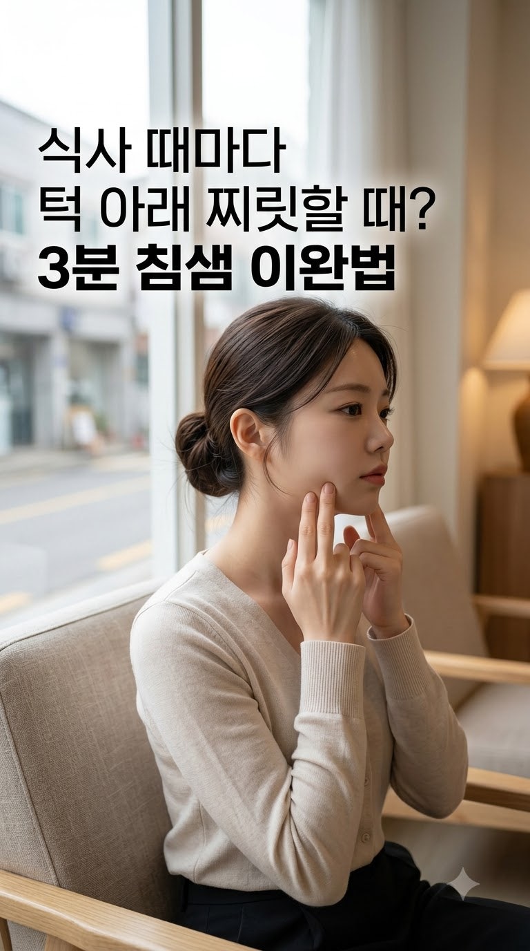 목 뒤 뻐근하고 턱 아래 부었다면? 침샘염 전조증상 및 초기 증상! 침샘 통증 잡는 '비타민C' ....