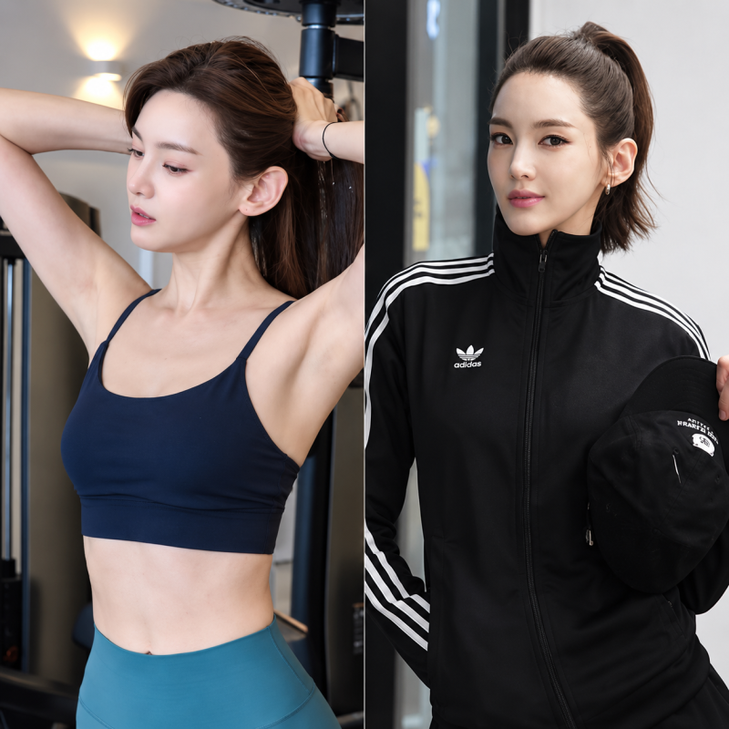 "정가은 49세 맞아?" 믿기지 않은 아디다스 져지 패션 코디