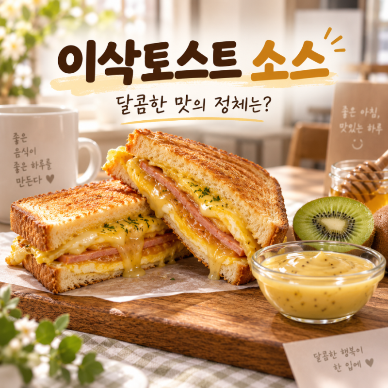 이삭토스트 소스 따로 살 수 있을까? 공식 소스·키위소스 정리