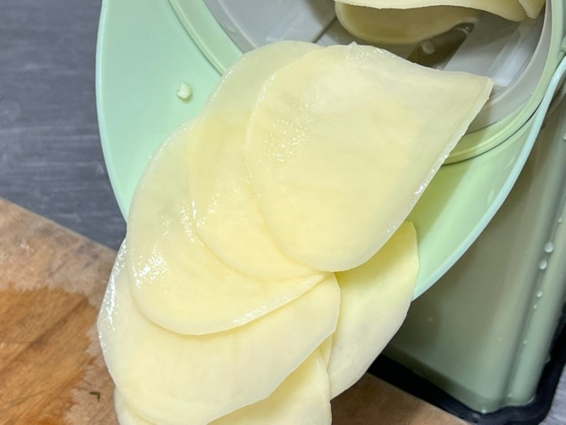 녹티로스 회전채칼로 어려운 야채슬라이서 칼질을 극복하자