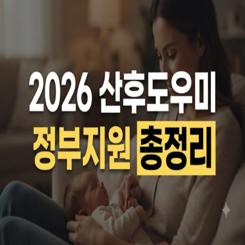2026 산후도우미 정부지원 총정리: 신청방법, 정부지원금, 금액, 소득 기준