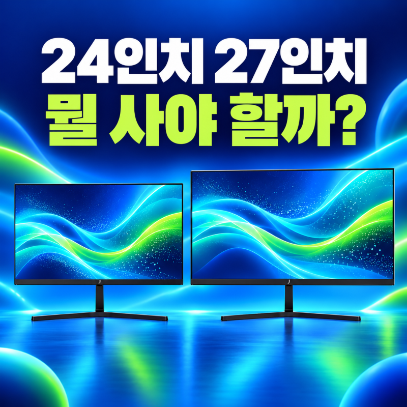 24인치 27인치 가성비 모니터 추천｜주연테크 V24FX·V27FX 비교