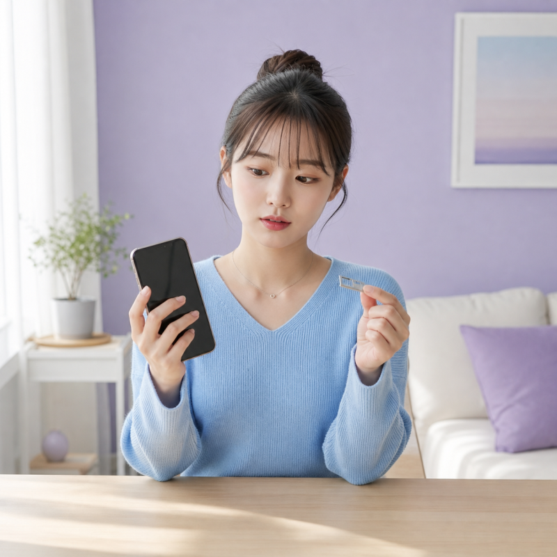 유심 인식 안됨 휴대폰이 읽지 못할 때 확인 순서