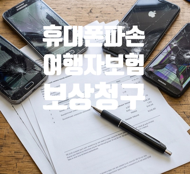메리츠화재 여행자보험 휴대폰파손시 빠른 보상 청구방법과 필수 서류(ft.여행엔보험)
