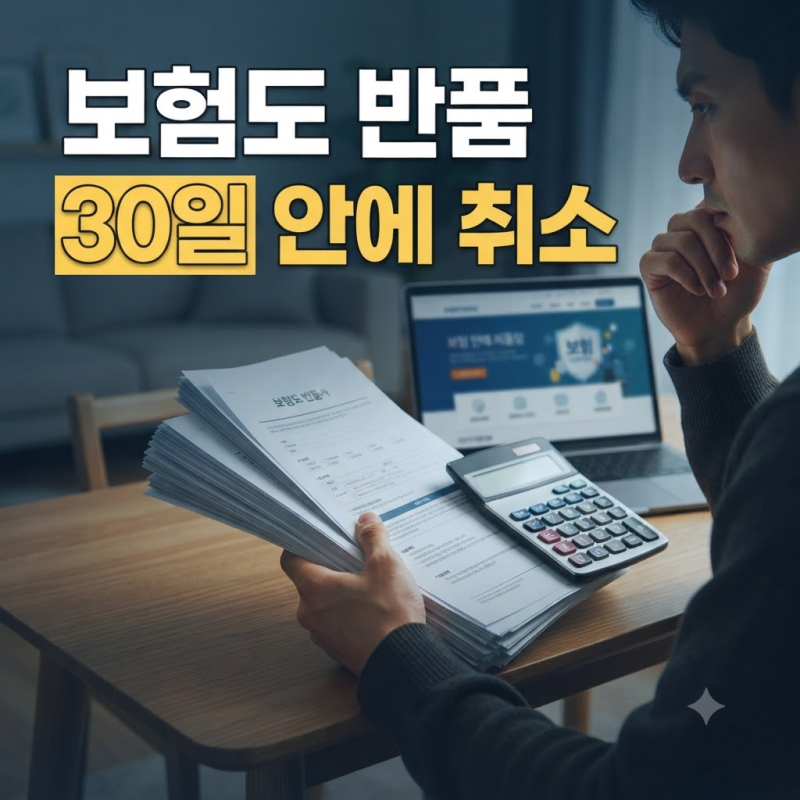 보험 괜히 들었나 싶을 때, 손해 없이 100% 환불받는 청약철회 방법