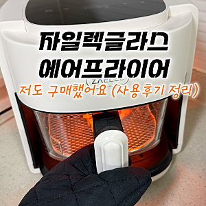 자일렉에어프라이어 글라스 내돈내산 사용 후기